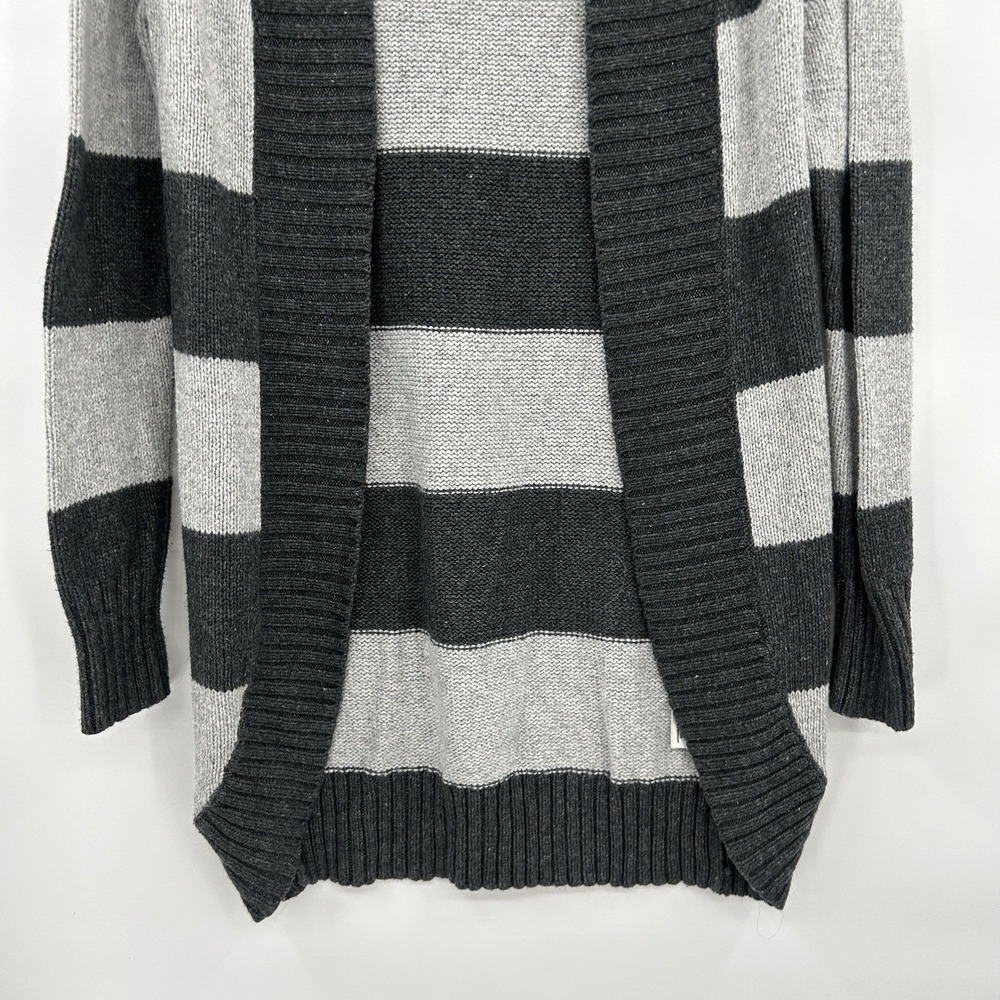 VTG Aeropostale Y2K Womens Cardigan Sweater Sz S Gray Grunge Indie Sleaze 2000s - Picture 3 of 8